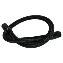 Fleece Performance 34.5 Inch Common Rail/Vp44 Cummins Coolant Bypass Hose Black Nylon Braided Fpe-Clntbyps-Hs-Crvp-Blk 1