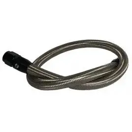Fleece Performance 34.5 Inch Common Rail/Vp44 Cummins Coolant Bypass Hose Stainless Steel Braided Fpe-Clntbyps-Hs-Crvp-Ss 1