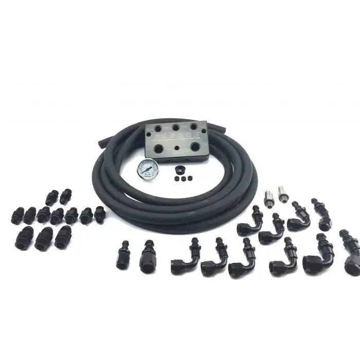 Fleece Performance Fpe-Crr-20-0806 Regulated Return Fuel Distribution Block For 2007.5-2018 Cummins 1