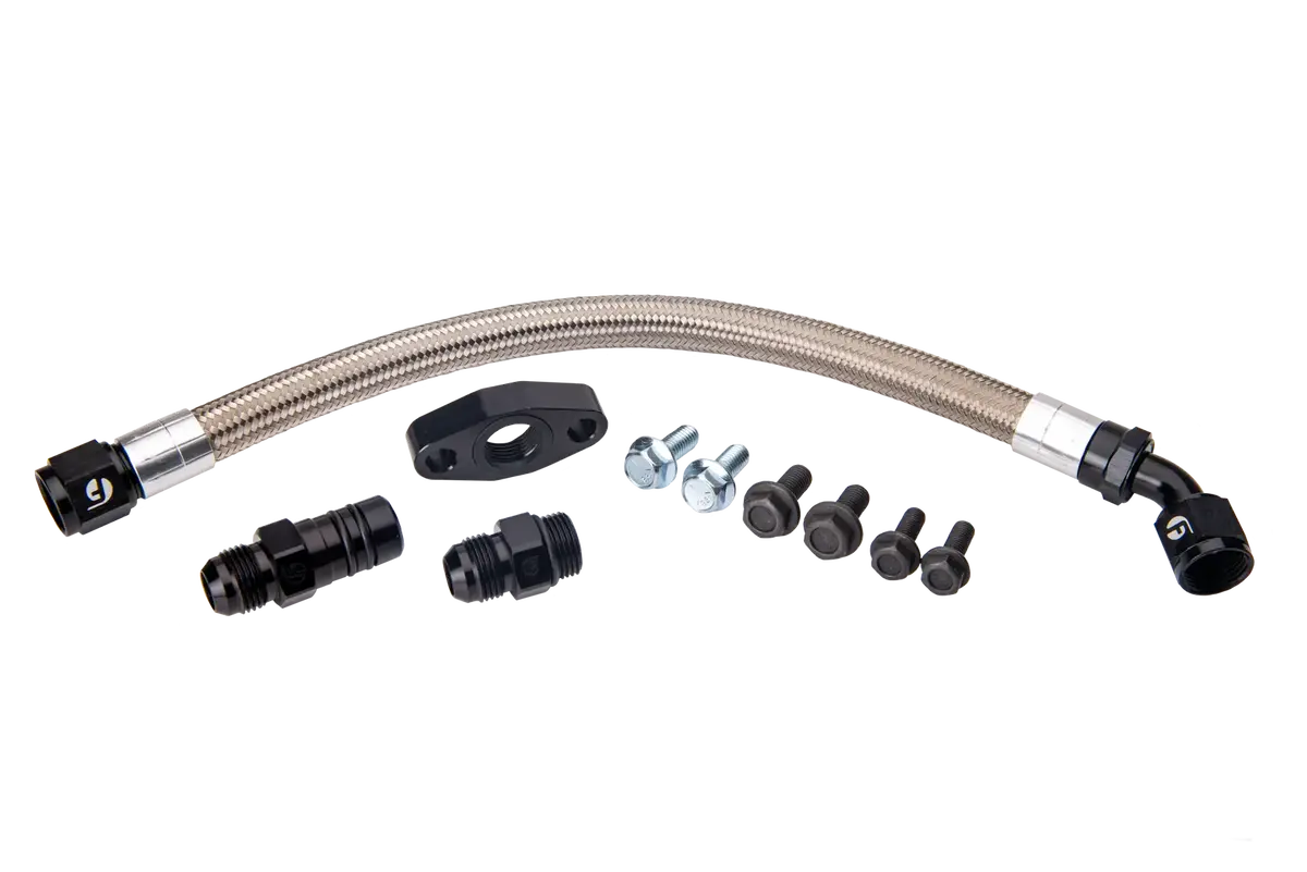 Fleece Performance Cummins Turbo Drain Tube Kit For 2Nd Gen Swaps Fpe-Ctdt-Kit 1