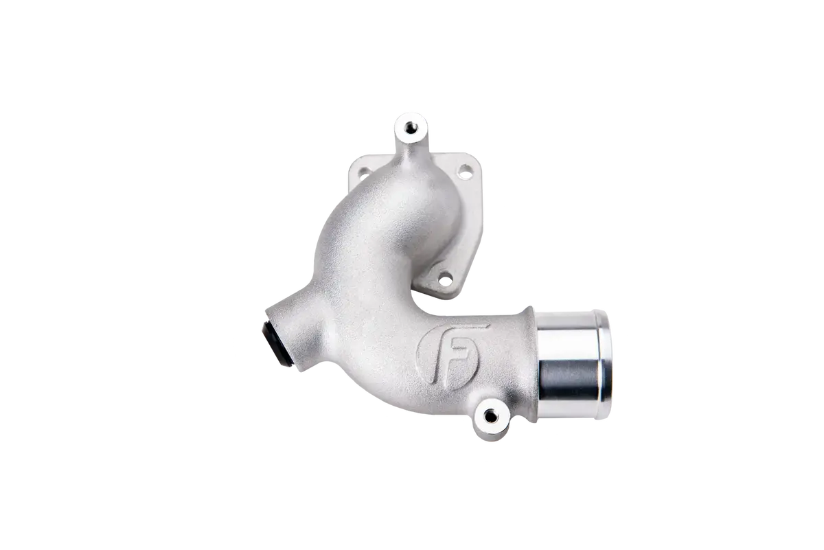 Fleece Performance Replacement Thermostat Housing With Auxiliary Port 2019-Present Ram 6.7L Cummins Fpe-Cumm-Th-19 1