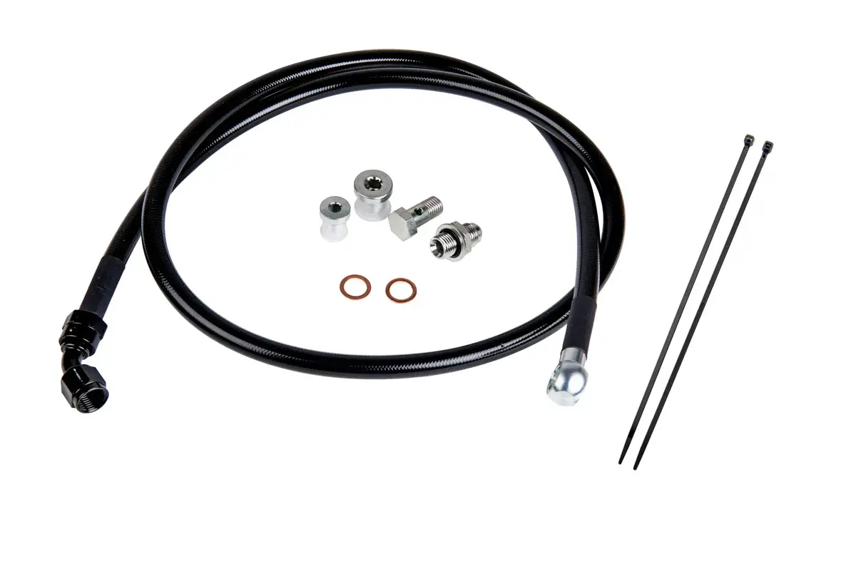 Fleece Performance Remote Turbo Oil Feed Line Kit For 6.6L Duramax Turbochargers 2001-2016 Gm 2500/3500 Fpe-Dtfl-0116 1