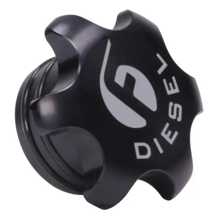 Fleece Performance Black Anodized Billet Fuel Cap For 13-18 Cummins Fpe-Fc-1316-Blk 1
