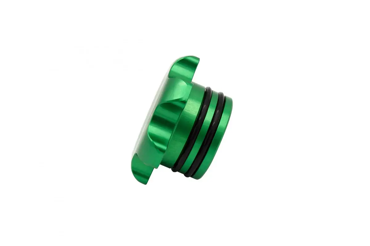 Fleece Performance Green Anodized Billet Fuel Cap For 2013-2018 Cummins Fpe-Fc-1316-Grn 2