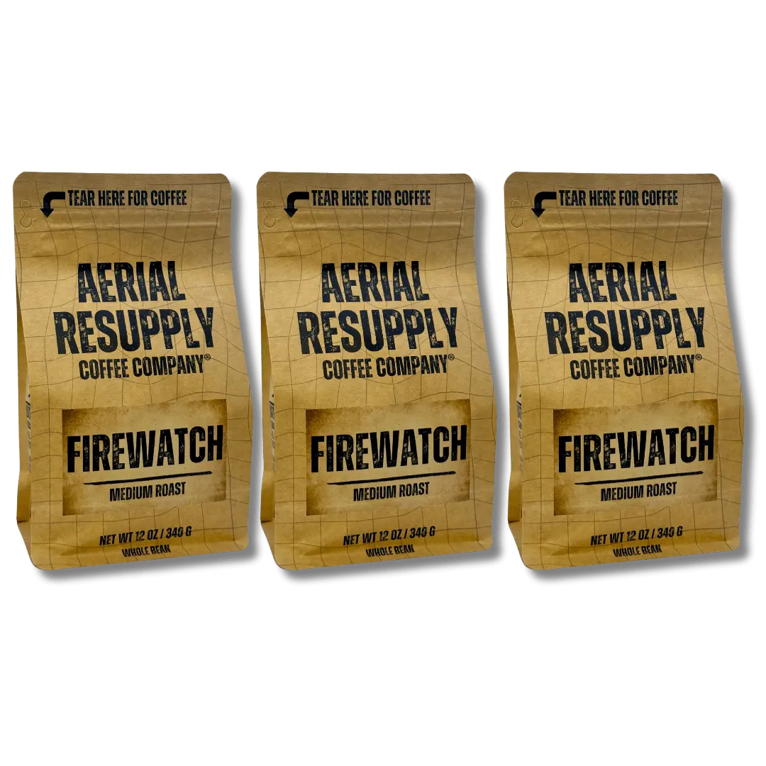 Fire Watch Medium Roast Coffee – 3 Bag Monthly Subscription 1