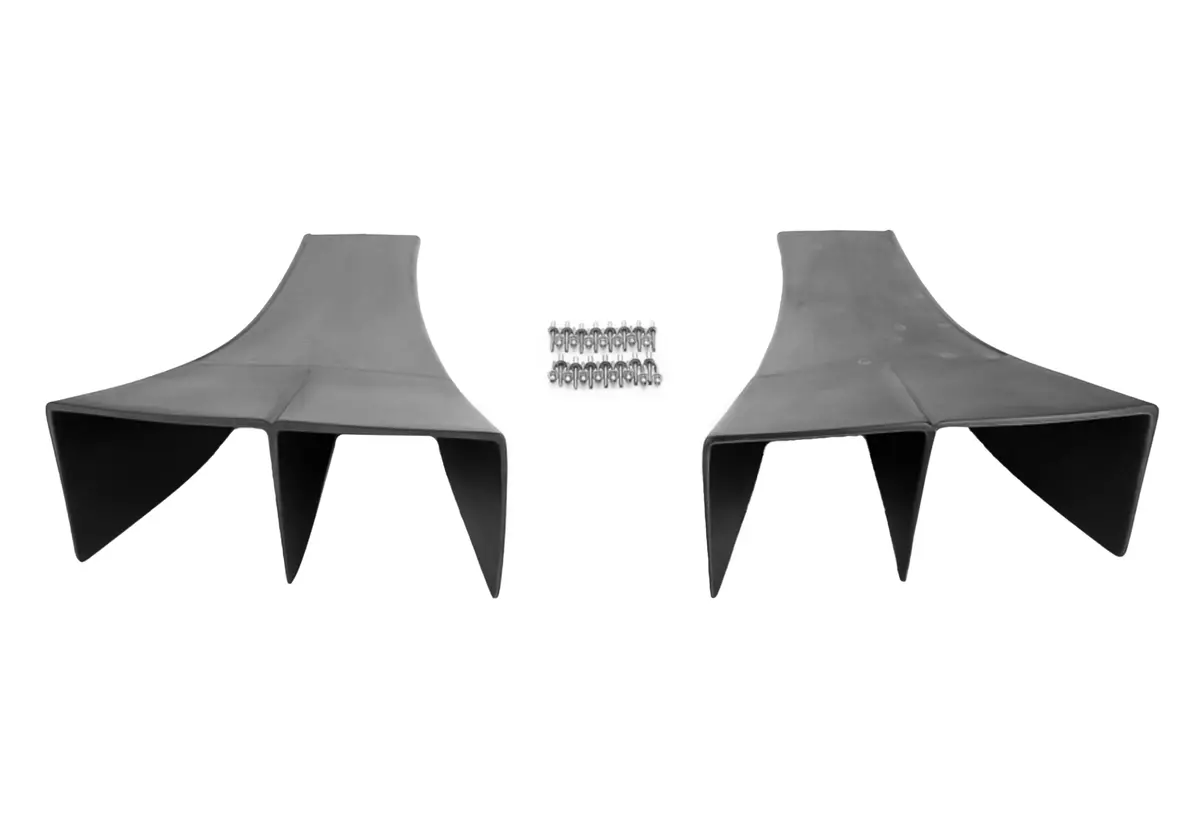 2005-2006 Ford Gt Rear Diffuser - Fgt102000s 1