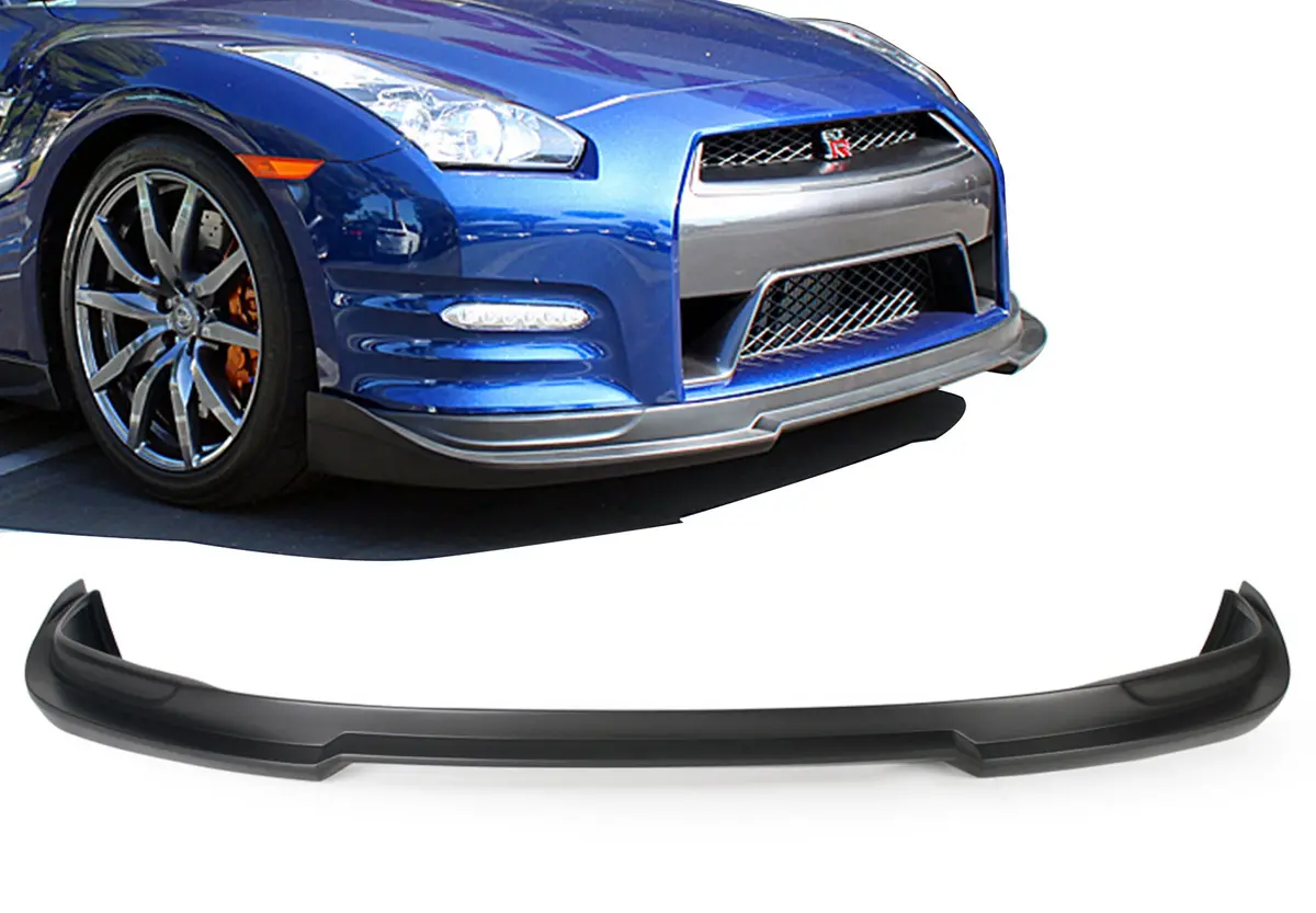 2012-2015 Nissan Gt-R [R35] Front Splitter (Urethane) - Gtrkb13022 1