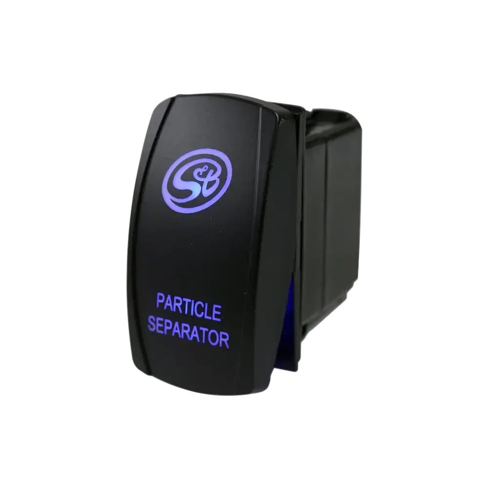 S&B Filters Led Rocker Switch With  Logo For Particle Separator Hp1432-00 1