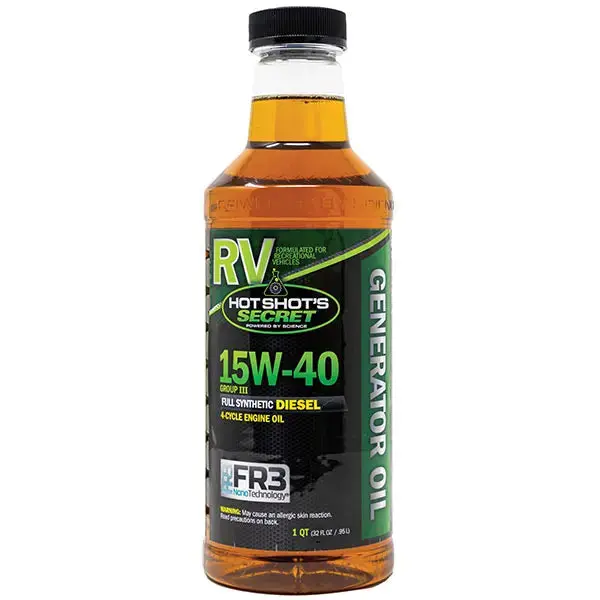 Hot Shot's Secret Rv Diesel Generator Engine Oil 15W40 1