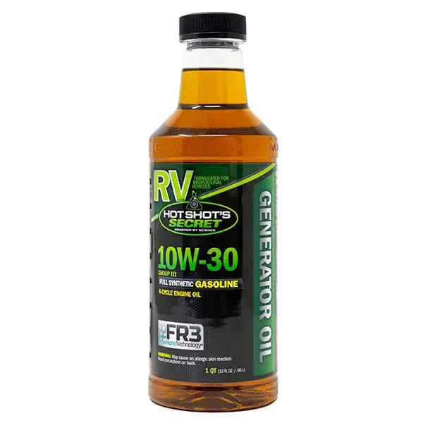 Hot Shot's Secret Rv Gas Generator Engine Oil 10W30 1