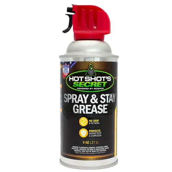 Hot Shot's Secret Spray & Stay Grease 9 Oz 1