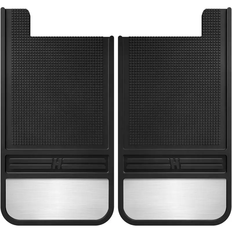 Husky Liners 55101 Muddog Rubber Rear Mud Flaps With Weight– 12" 1
