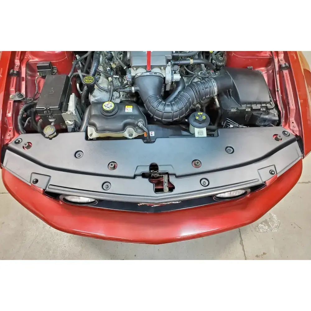 S&B Filters Jlt Full Length Radiator Support Cover Textured Black 2005-09 Mustang Gt/V6 Jltrsc-Fm0509-2 1