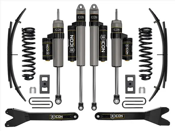 Icon 2023-2024 Ford F-250/F-350 Super Duty 4Wd Diesel 2.5" Lift Stage 2 Suspension System W/ Radius Arms And Expansion Packs K62562rl. 1