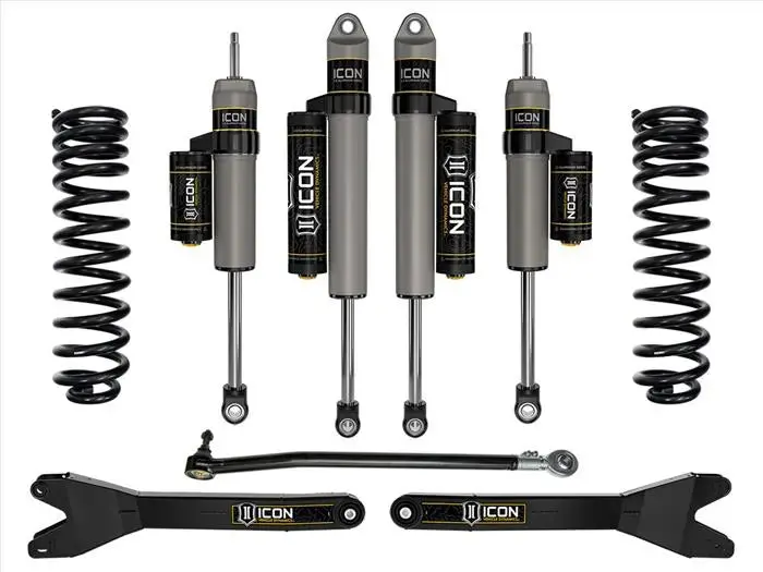 Icon 2023-2024 Ford F-250/F-350 Super Duty 4Wd Diesel 2.5" Lift Stage 3 Suspension System W/ Radius Arms K62563r. 1
