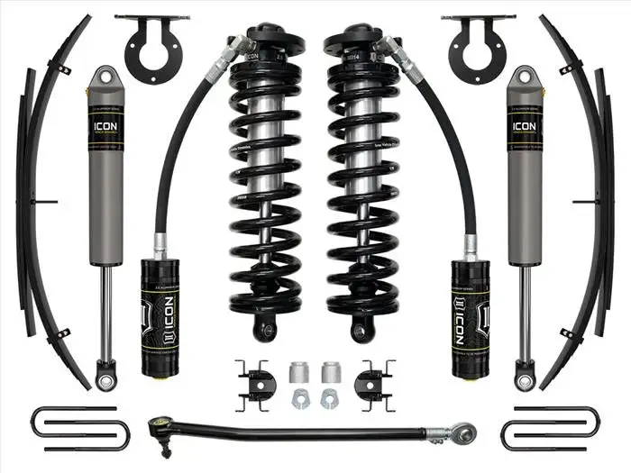Icon 2017-2024 Ford F-250/F-350 Super Duty 4Wd 2.5-3" Lift Stage 2 Coilover System W/ Expansion Packs K63142l. 1