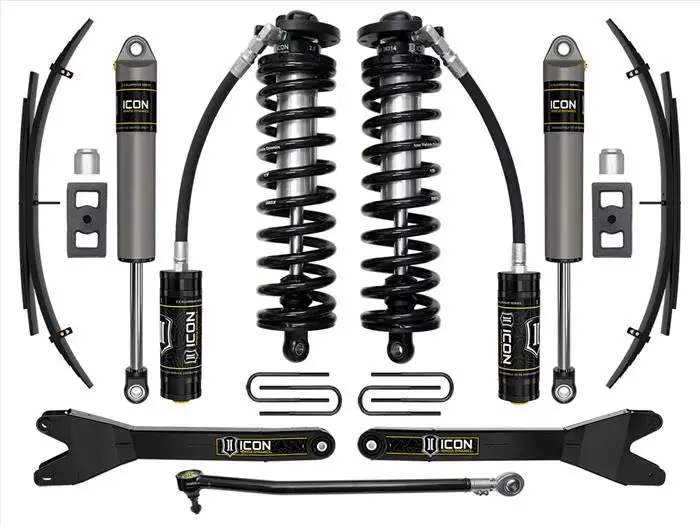 Icon 2023-2024 Ford F-250/F-350 Super Duty 4Wd 2.5-3" Lift Stage 2 Coilover Conversion System W/ Radius Arms & Expansion Packs K63162rl. 1