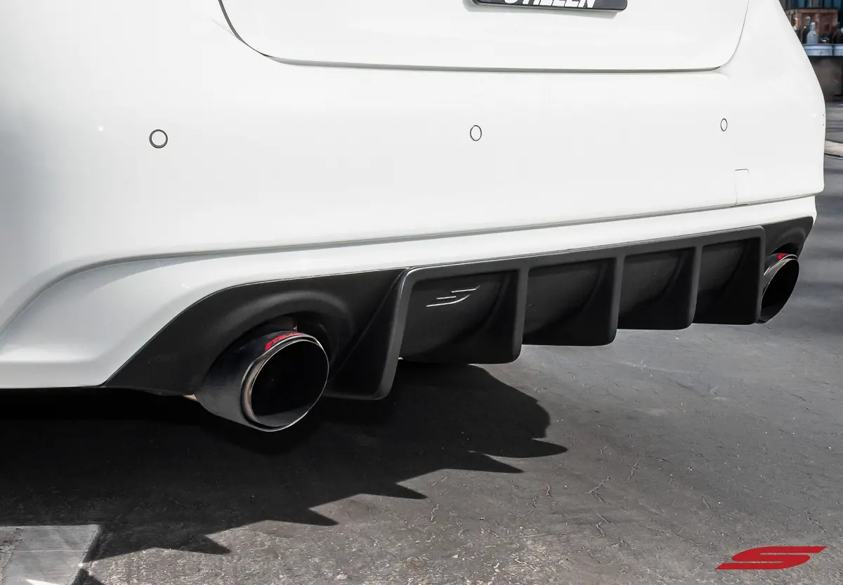 2018-2021 Infiniti Q50 - Stillen Rear Diffuser - Matte Black - Kb11241mb 1