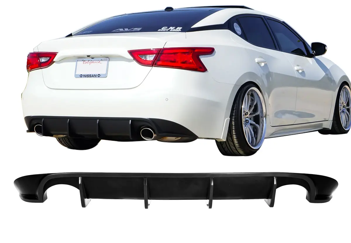 2016-2018 Nissan Maxima - Stillen Rear Diffuser [Matte Black] - Kb12818mb 1