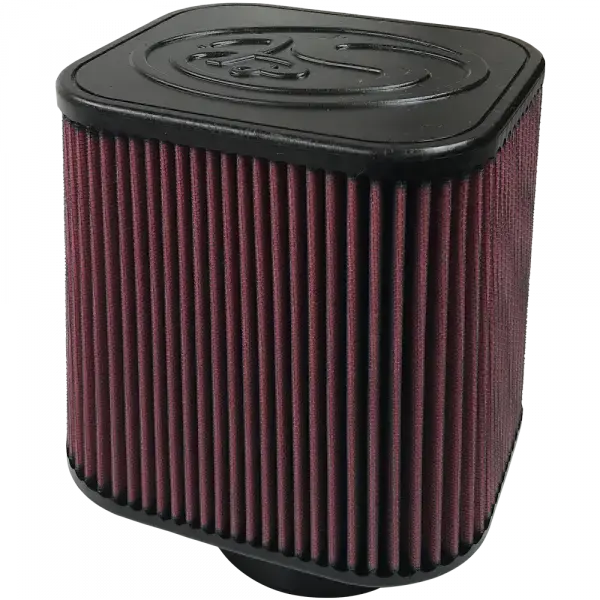 S&B Filters Air Filter For Intake Kits 75-1532, 75-1525 Oiled Cotton Cleanable Red Kf-1000 1