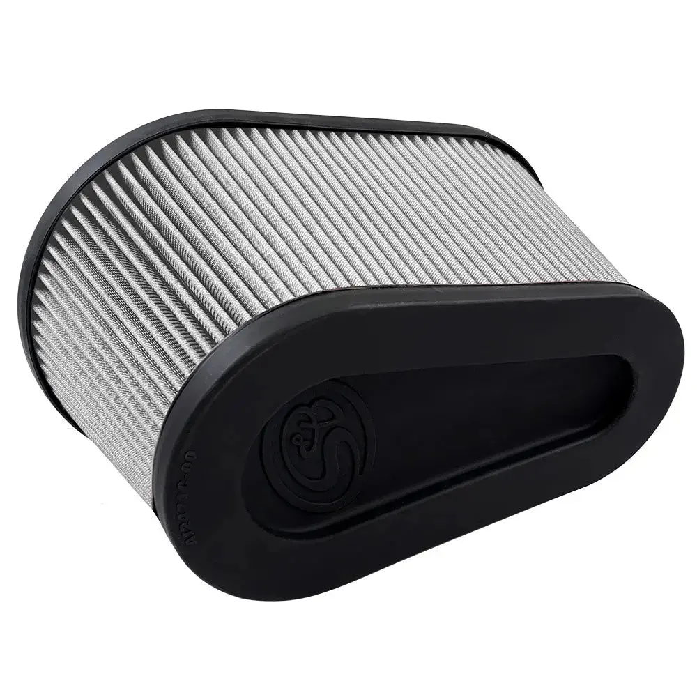 S&B Filters Air Filter For Intake Kits 75-5136 / 75-5136D Dry Extendable White Kf-1076D 1