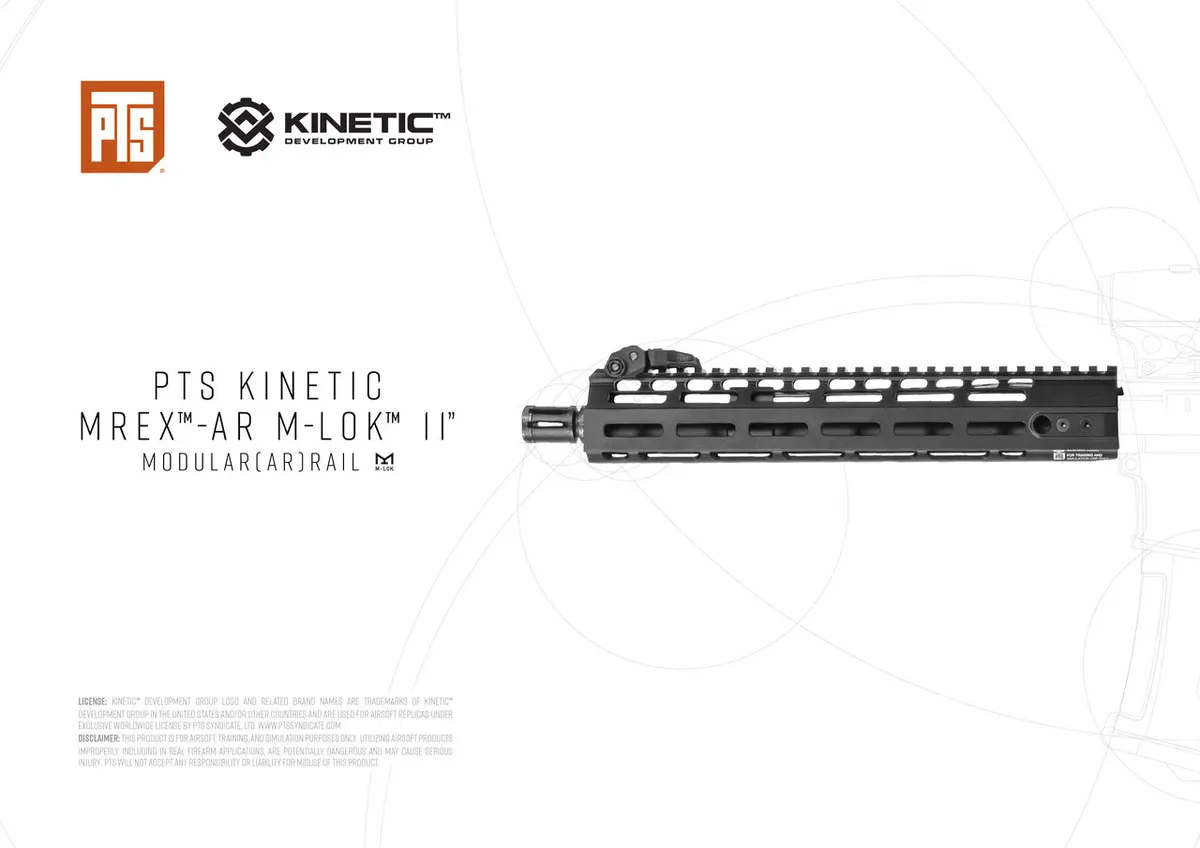 Pts Kinetic Mrex™-Ar M-Lok™ 11″ 1