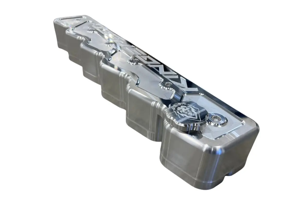 Kingspeed Billet Valve Cover Raw Engraved 89-98 Cummins 1