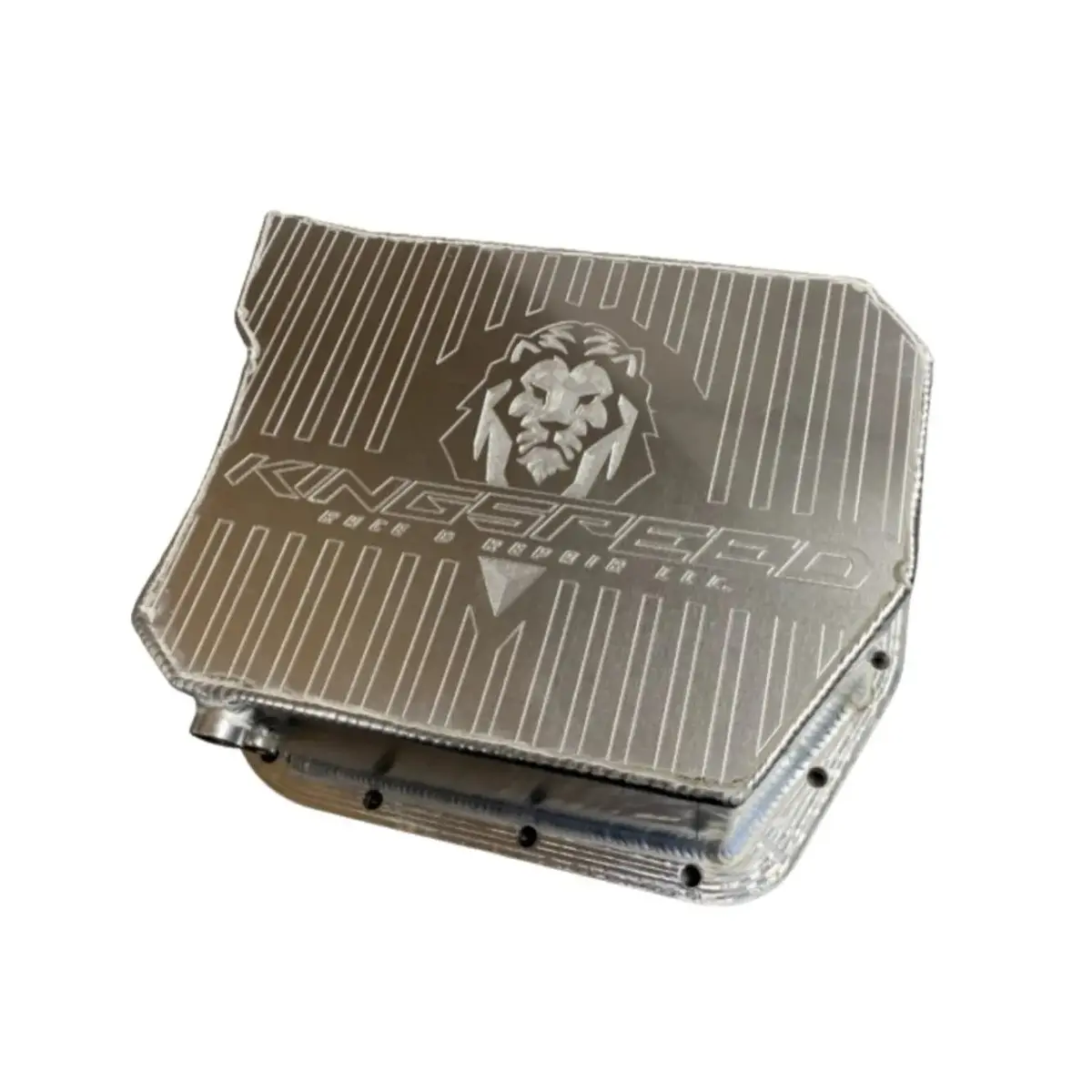 Kingspeed Fully Fabricated Aluminum 47/48Re Transmission Pan 1