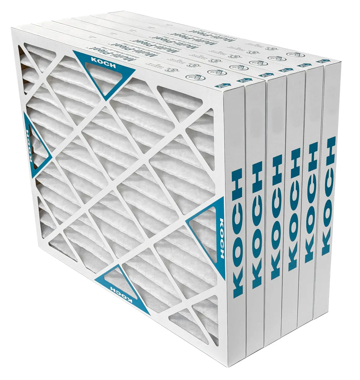 Koch 102-700-019 - 20" X 20" X 2" Pleated Air Filter, Merv 8 4