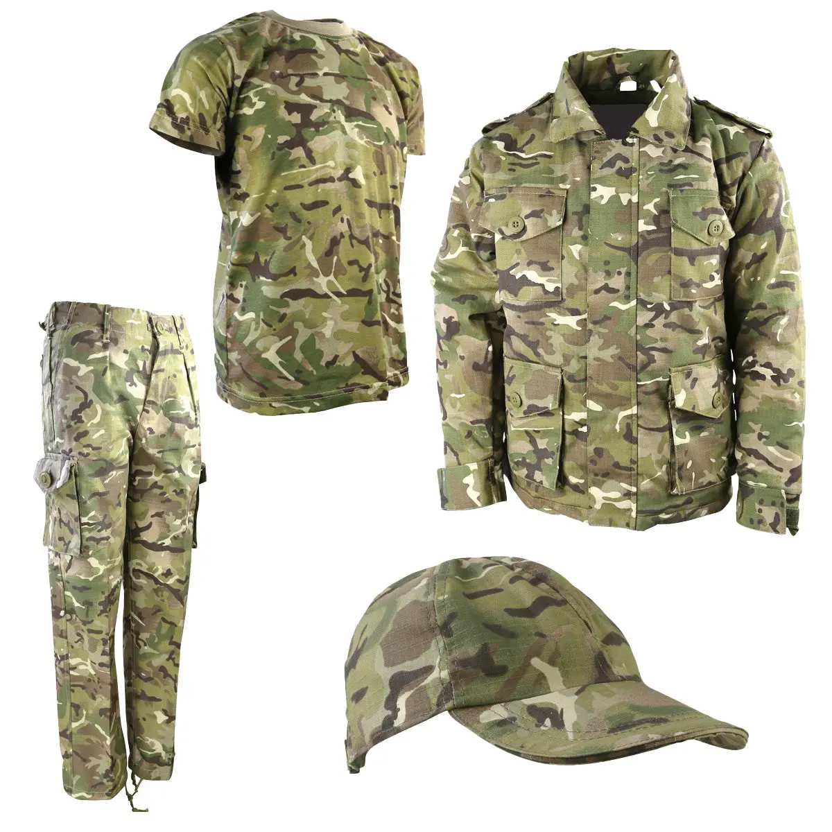 Kombat Kids Adventurer Army Clothing Set Btp 1