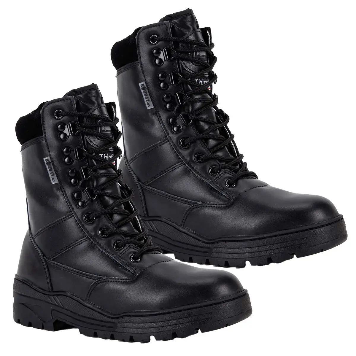 Kombat Uk All Leather Patrol Boots Black 1