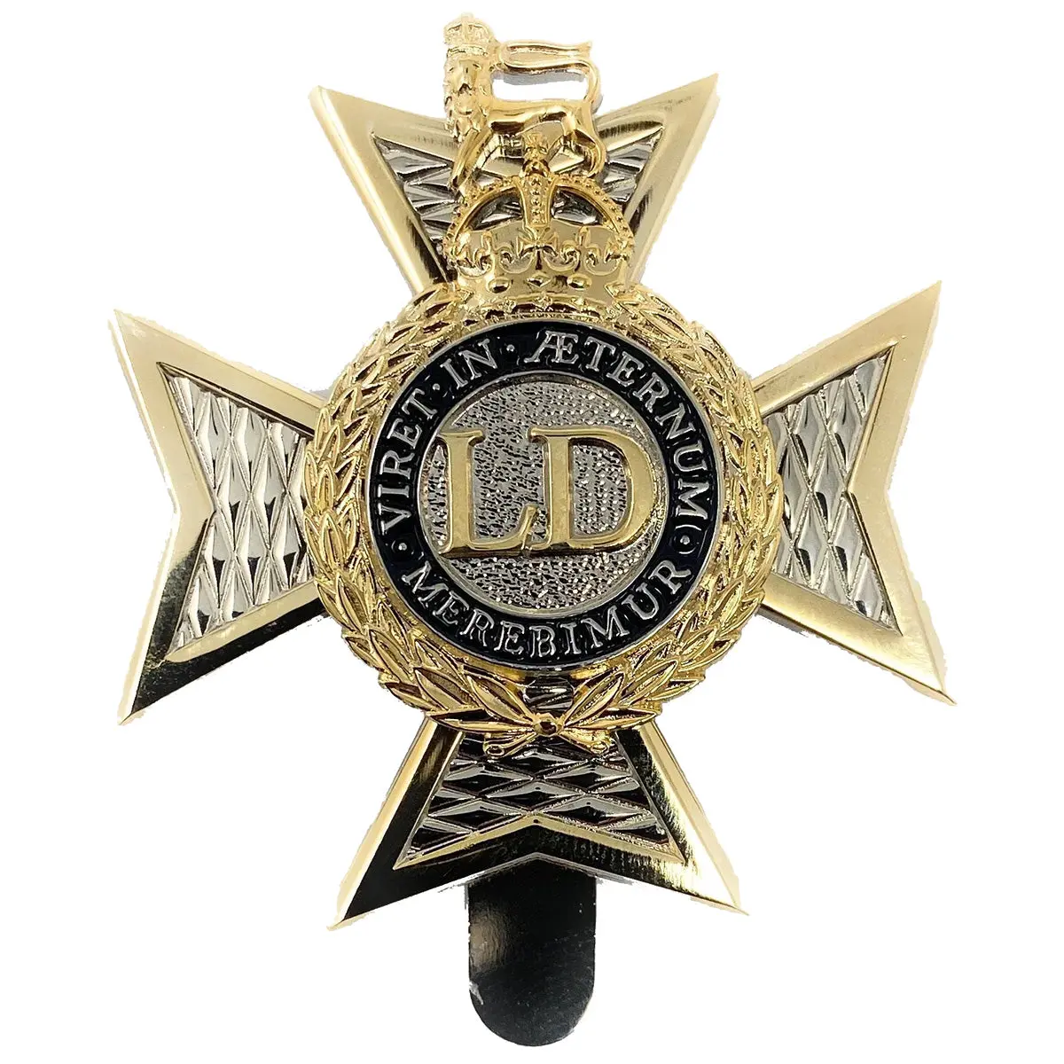 Light Dragoons Cap Badge With Kings Tudor Crown 1