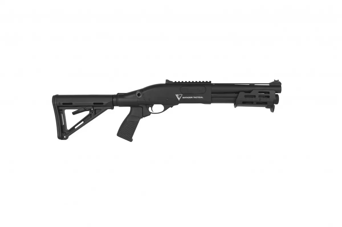 Matador Tactical M870 Csg Max Tactical Shorty Gas Shotgun Bk 1