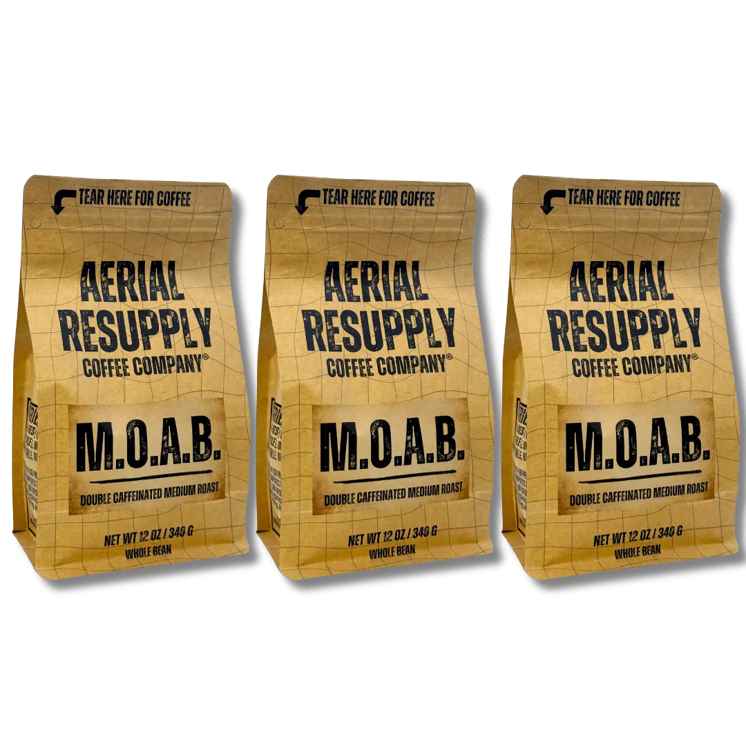 Moab Double Caffeinated Medium Coffee – 3 Bag Monthly Subscription 1