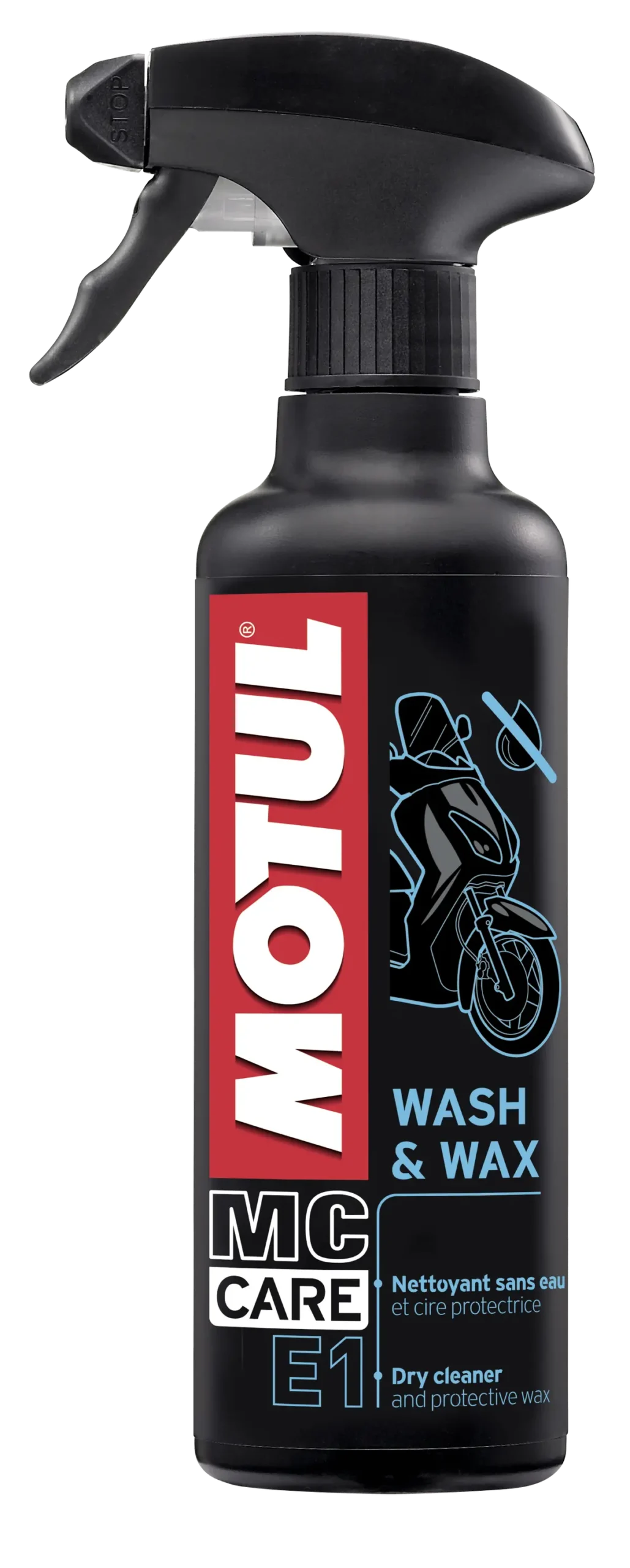 Motul E1 Wash & Wax 400Ml Cleaner 1
