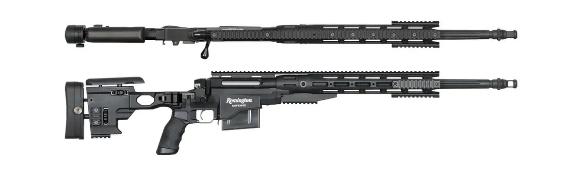 Ares Remington Licensed Msr .338 W/ Trademark (Black / Tan) 1