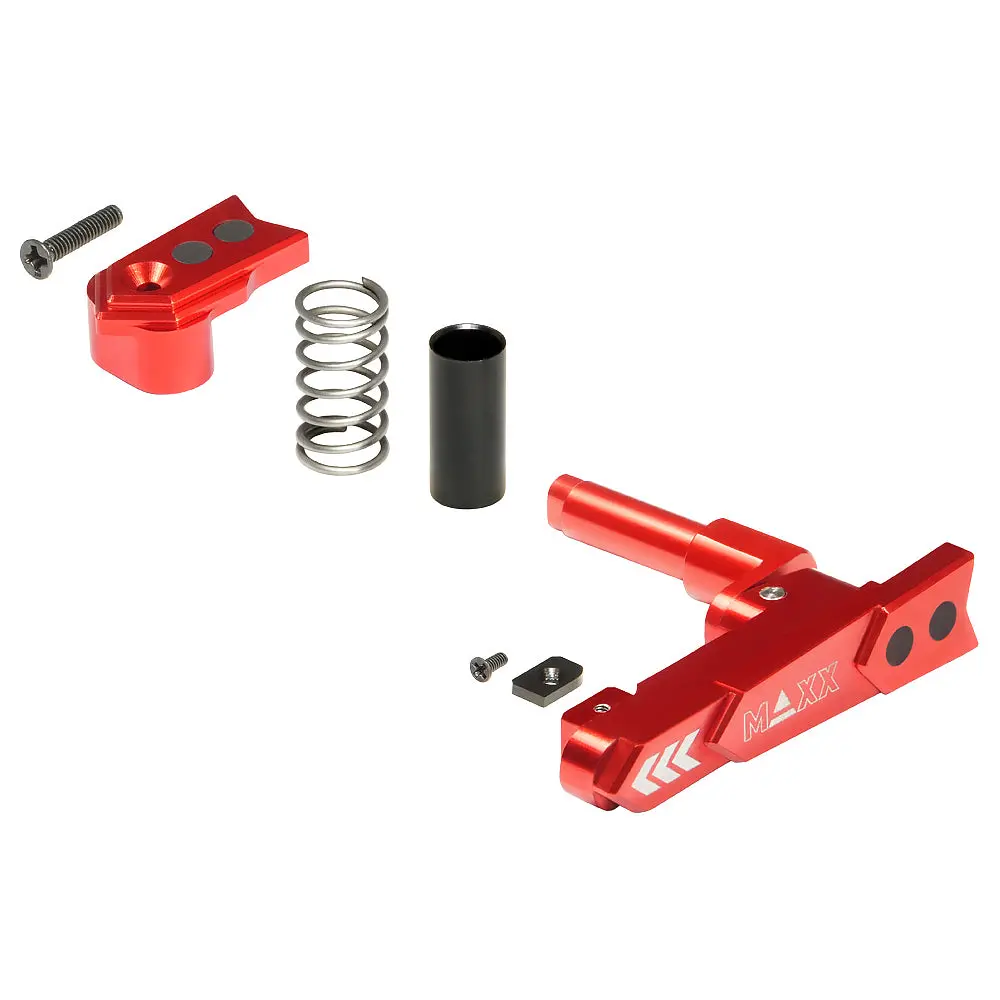 Maxx Cnc Aluminum Advanced Magazine Release (Style A) (Red / Blue / Black / Dark Earth) 1