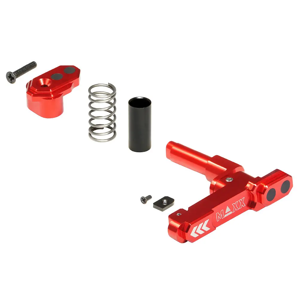 Maxx Cnc Aluminum Advanced Magazine Release (Style B) (Red / Blue / Black / Dark Earth) 1