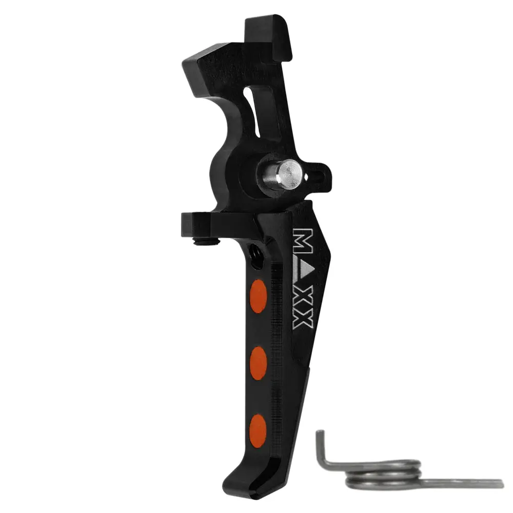Maxx Cnc Aluminum Advanced Speed Aeg Trigger (Style E) (Black / Red / Silver / Blue / Dark Earth) 1
