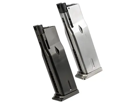 We-Tech Makarov Gbb Green Gas Magazine (Black / Silver) 1