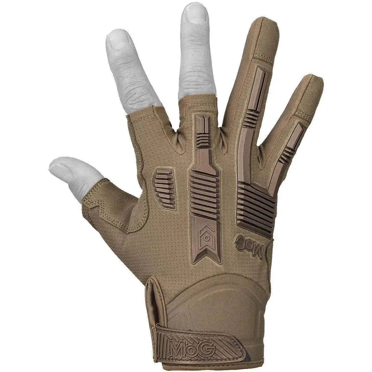 Mog Target High Abrasion Ergoshield Gloves Trivium Brown 1