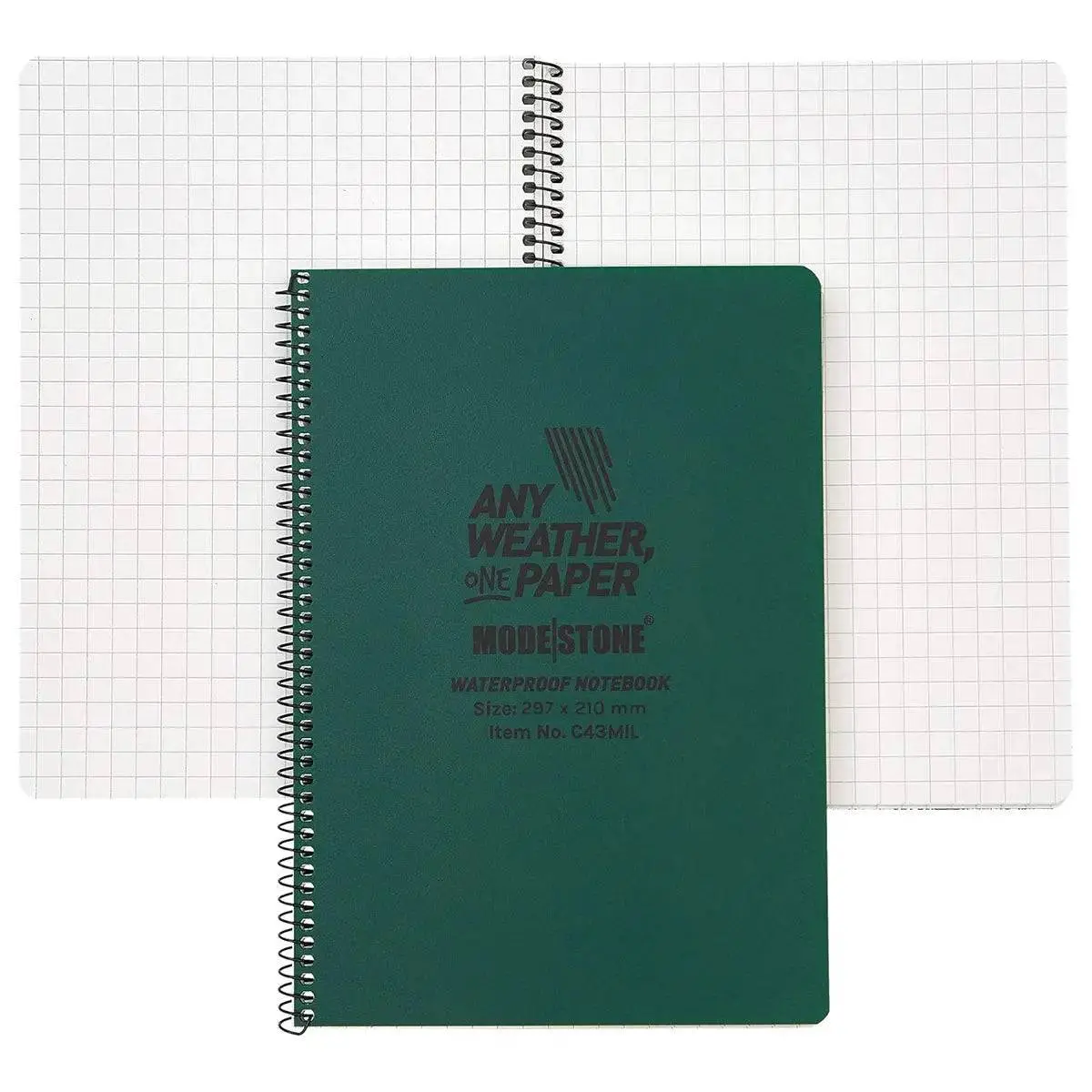 Modestone A4 Side Spiral Waterproof Notepad 100 Pages 1