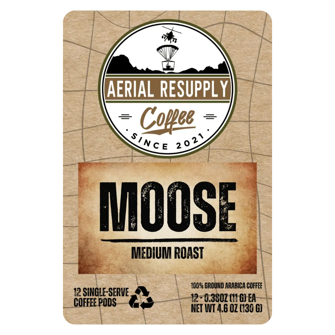 Moose Medium Roast K-Cups | 12 Count Box 1