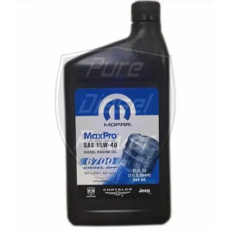 Mopar Diesel Motor Oil 15W40 - Quart 1