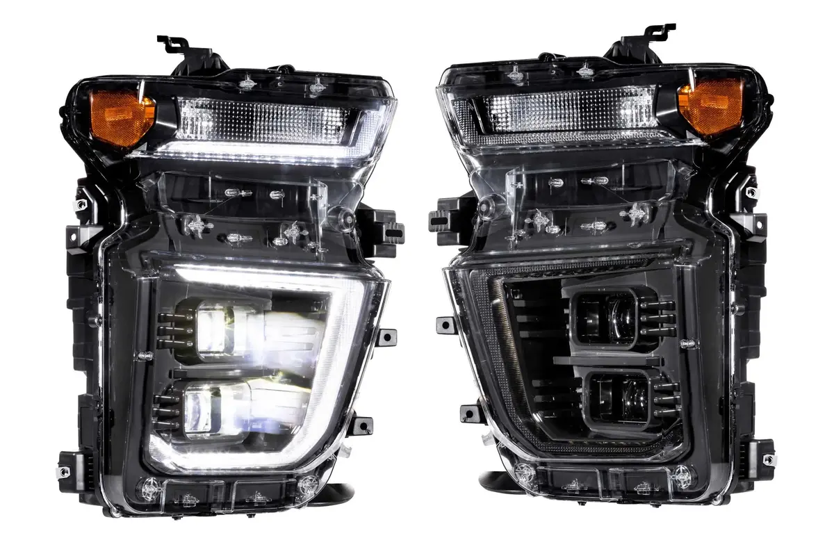 Morimoto Chevrolet Silverado Hd (20-24): Xb Hybrid Led Headlights Plug-N-Play Bi-Led Housings 1