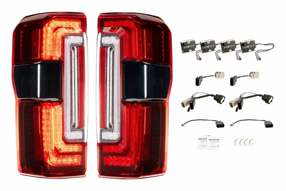 Morimoto Xb Led Tail Lights – Red Lens For 2023+ Ford Super Duty 1