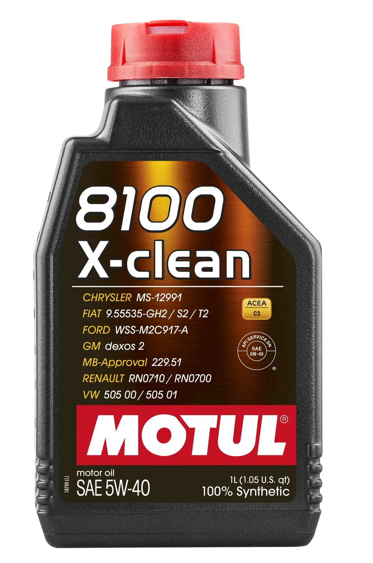 Motul 8100 X-Clean 5W40 Engine Oil 1