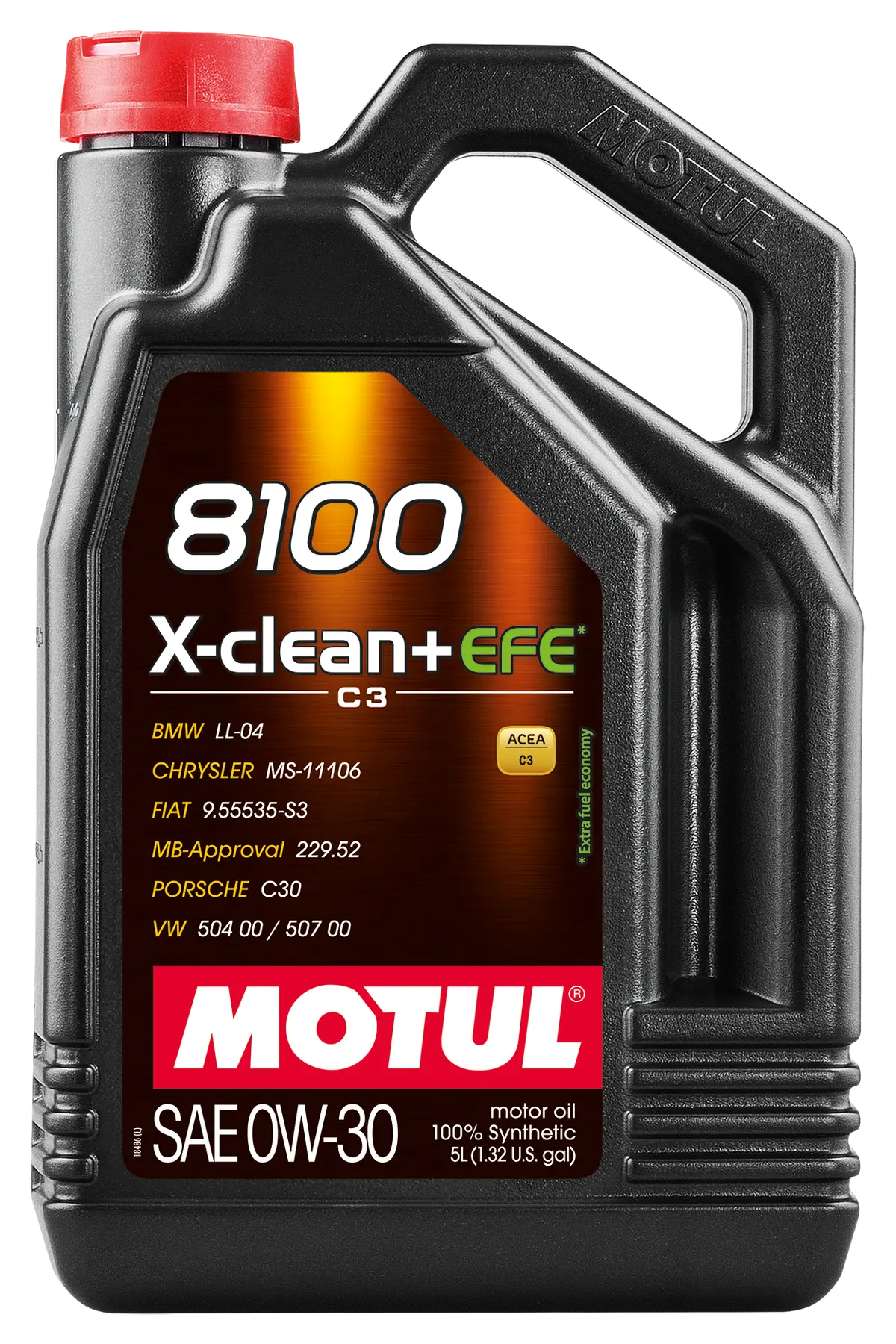 Motul 8100 X-Clean + Efe 0W30 Engine Oil 2