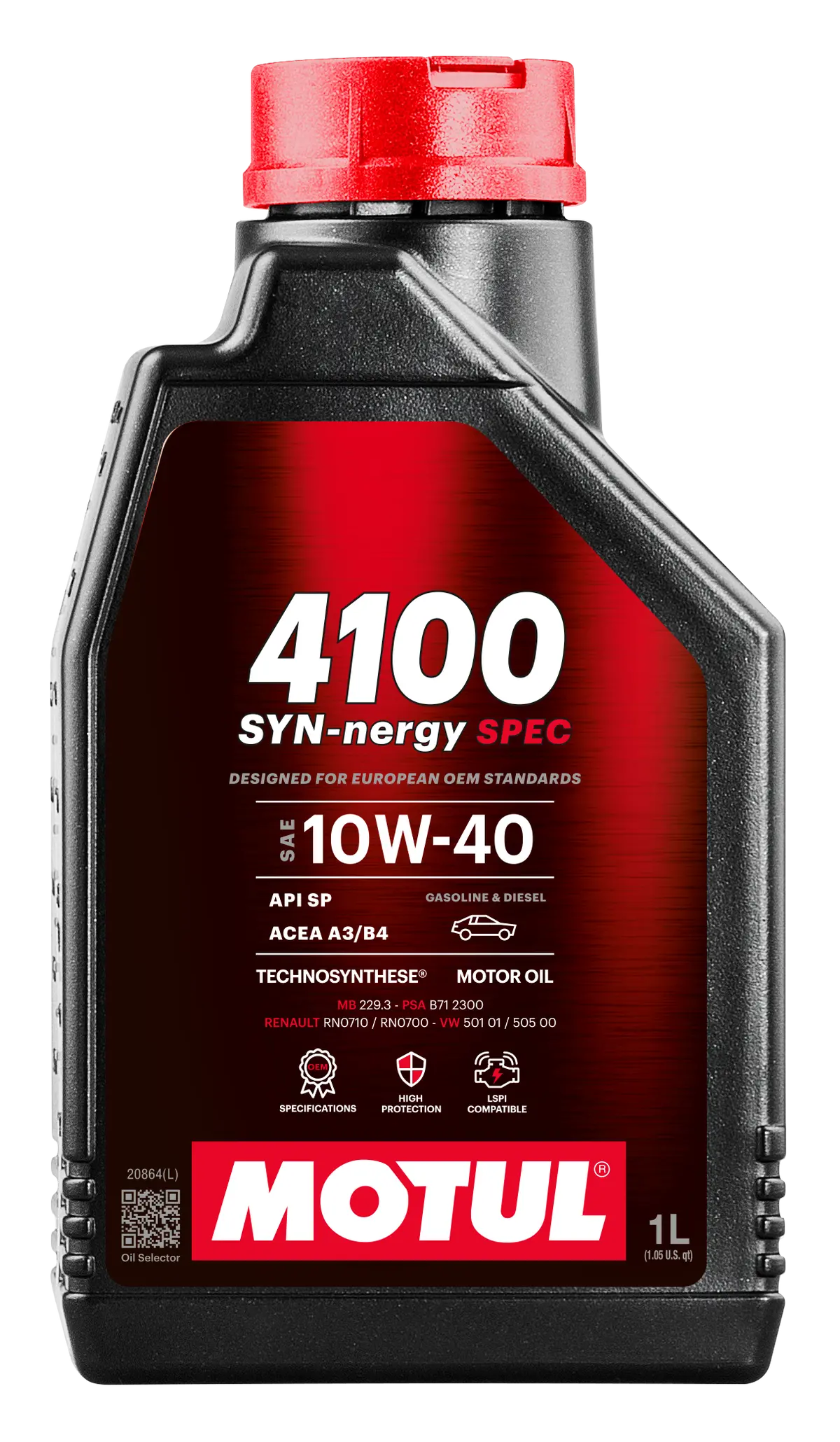 Motul 4100 Syn-Nergy Spec 10W-40 Engine Oil 1