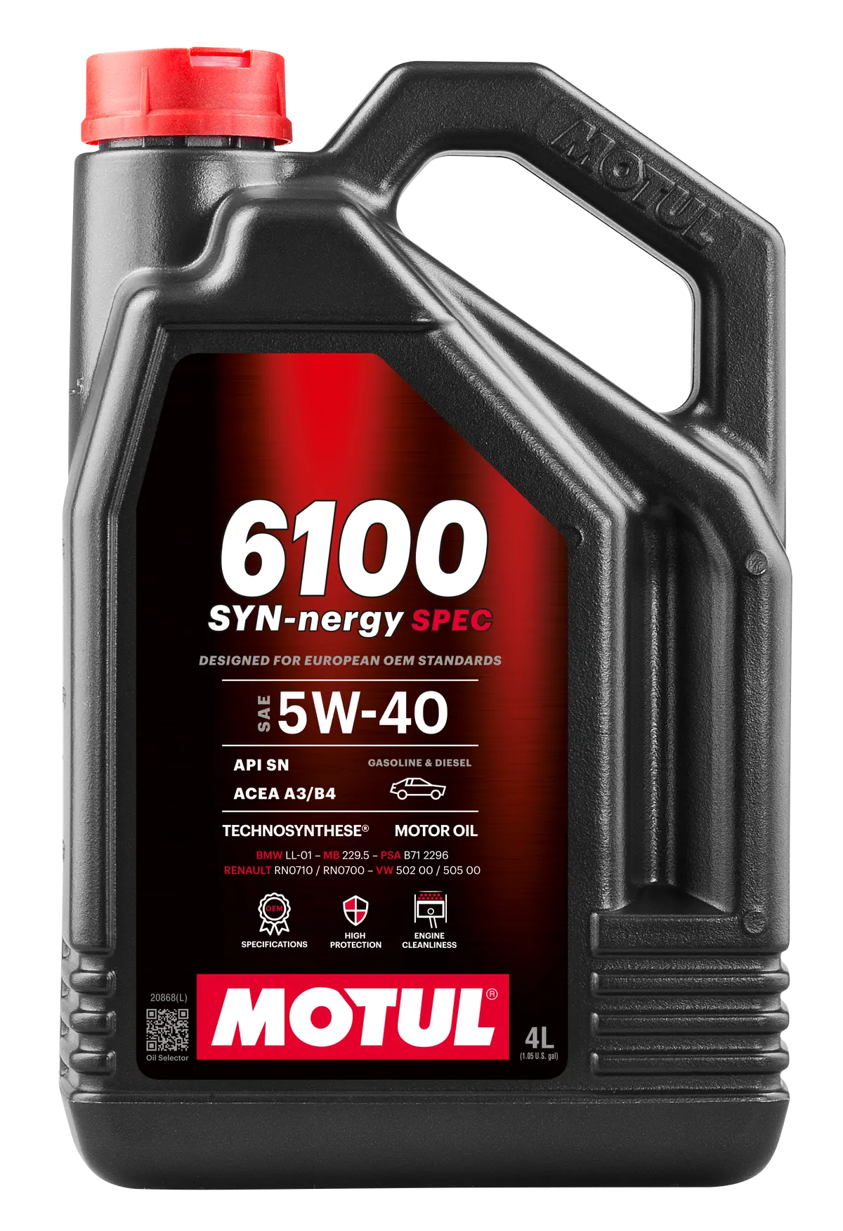 Motul 6100 Syn-Nergy Spec 5W-40 Engine Oil 1